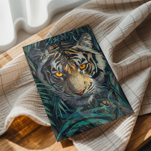 Tiger in Jungle Foliage