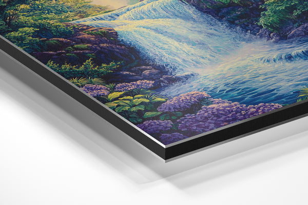 Vivid Waterfall Garden