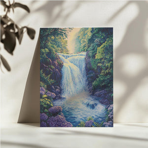 Vivid Waterfall Garden
