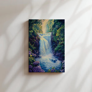 Vivid Waterfall Garden