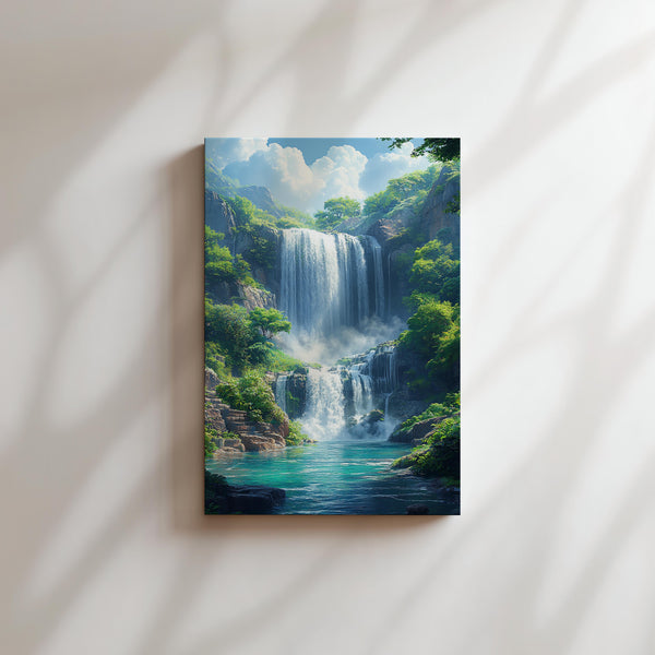 Majestic Waterfall Serenity