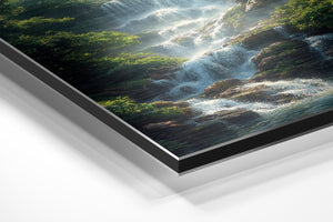 Lush Cascading Waterfall