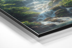 Lush Cascading Waterfall