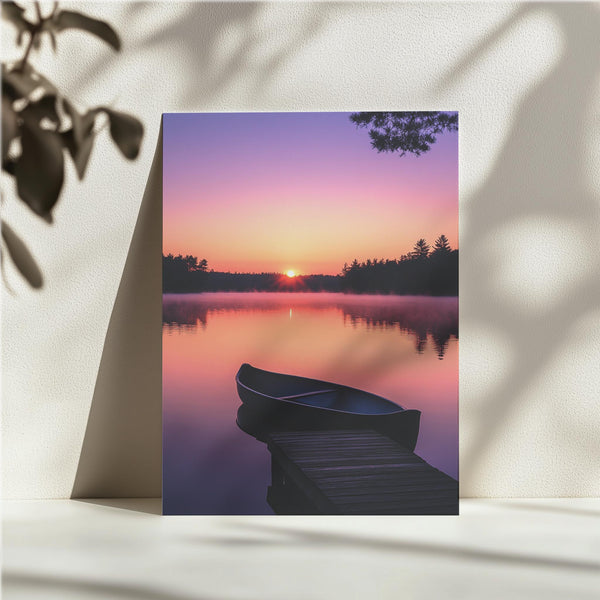 Sunset Lake Canoe