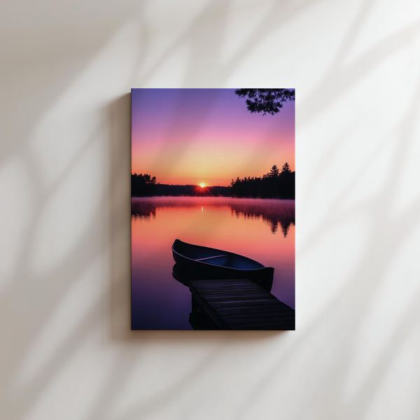 Sunset Lake Canoe