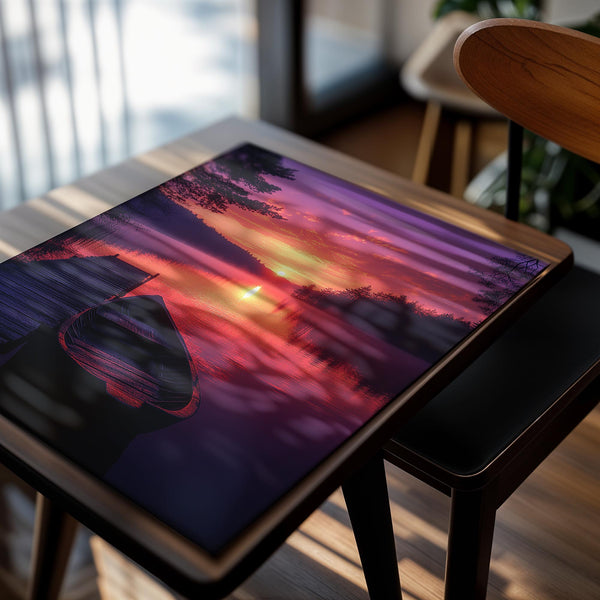 Sunrise Reflection Boat