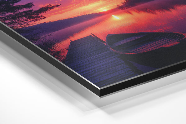 Sunrise Reflection Boat