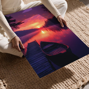 Sunrise Reflection Boat