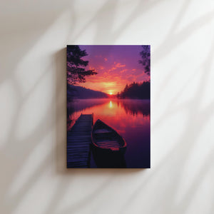 Sunrise Reflection Boat