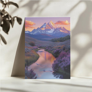 Lavender Mountain Stream