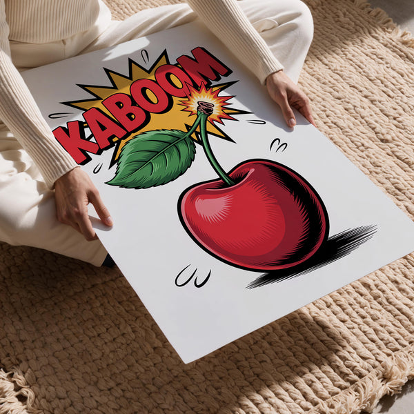 Cherry Kaboom Popart