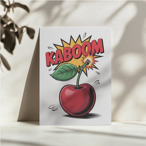 Cherry Kaboom Popart