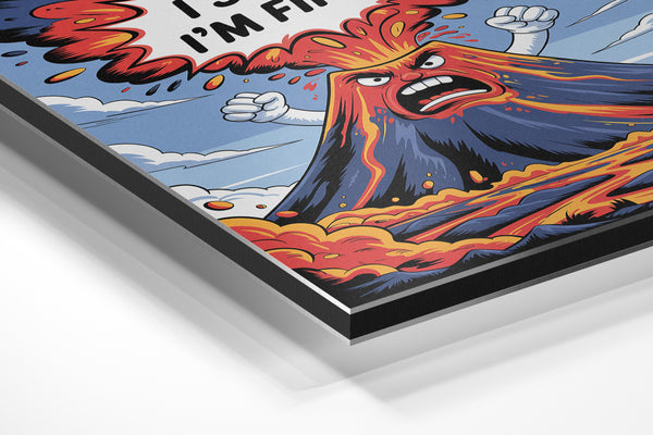 Angry Volcano Eruption