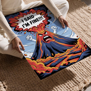 Angry Volcano Eruption