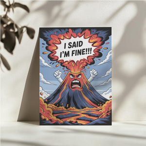 Angry Volcano Eruption