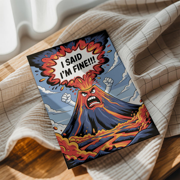 Angry Volcano Eruption