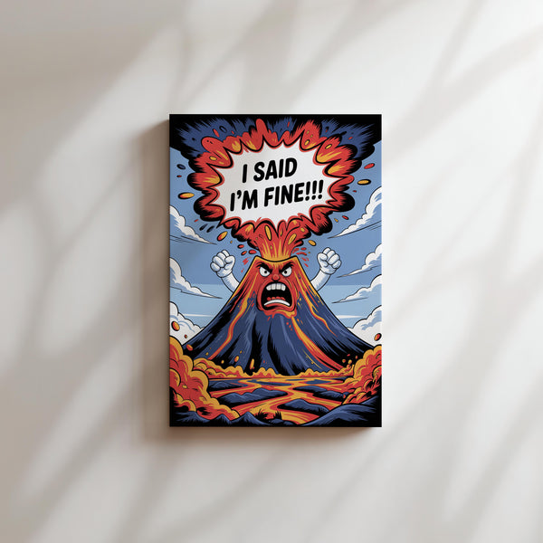 Angry Volcano Eruption