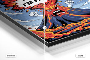 Angry Volcano Eruption