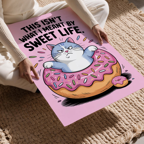 Sweet Life Cat Donut