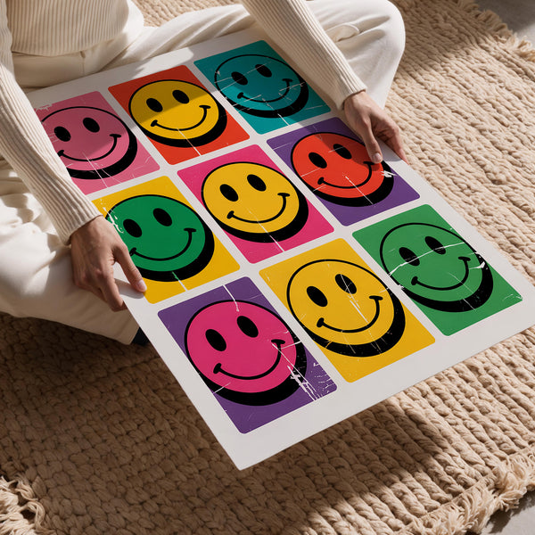 Pop Smiley Grid
