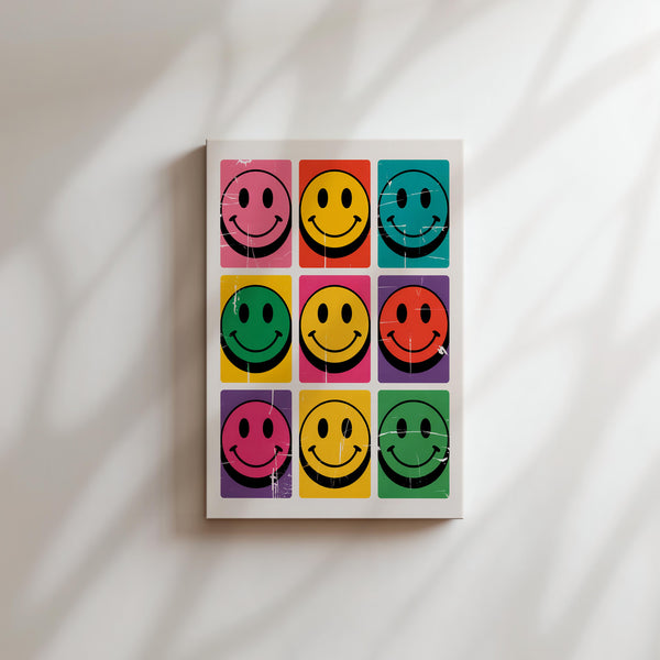 Pop Smiley Grid