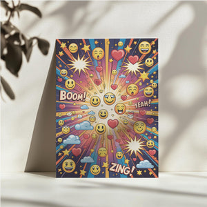 Emoji Explosion Wow