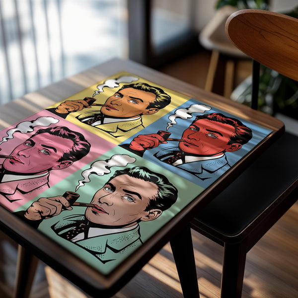 Pipe Thinker Portrait