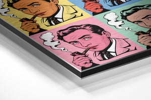 Pipe Thinker Portrait