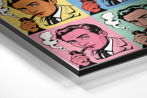 Pipe Thinker Portrait