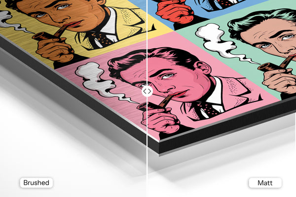 Pipe Thinker Portrait