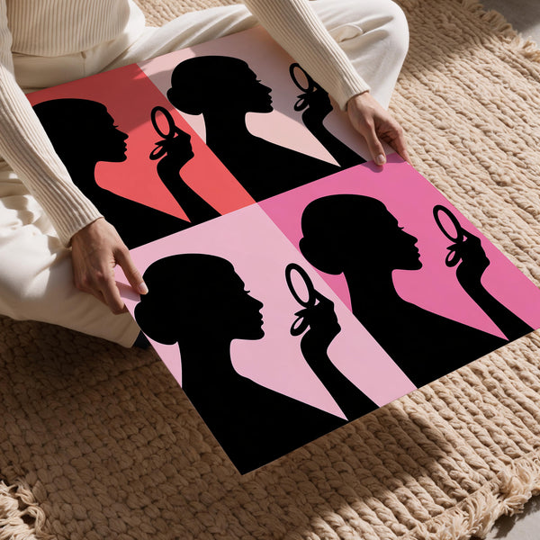 Mirror Silhouette Pop