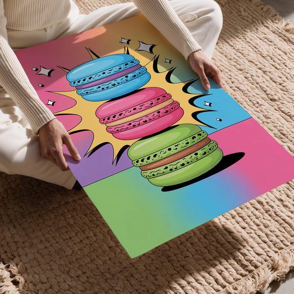 Sparkling Macaron Stack