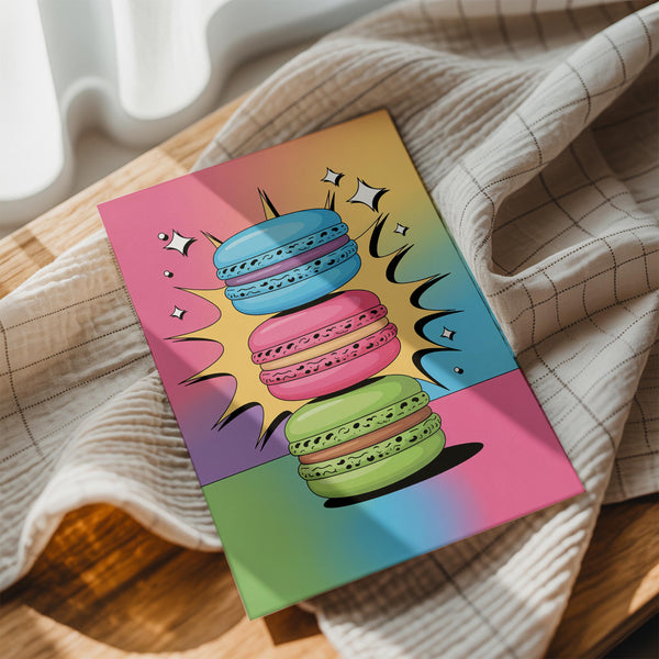 Sparkling Macaron Stack