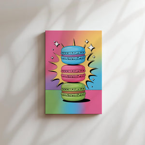 Sparkling Macaron Stack