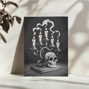 Skull Candelabra