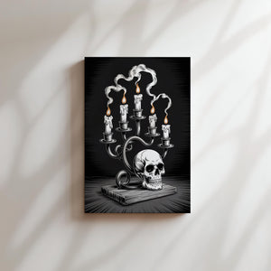 Skull Candelabra