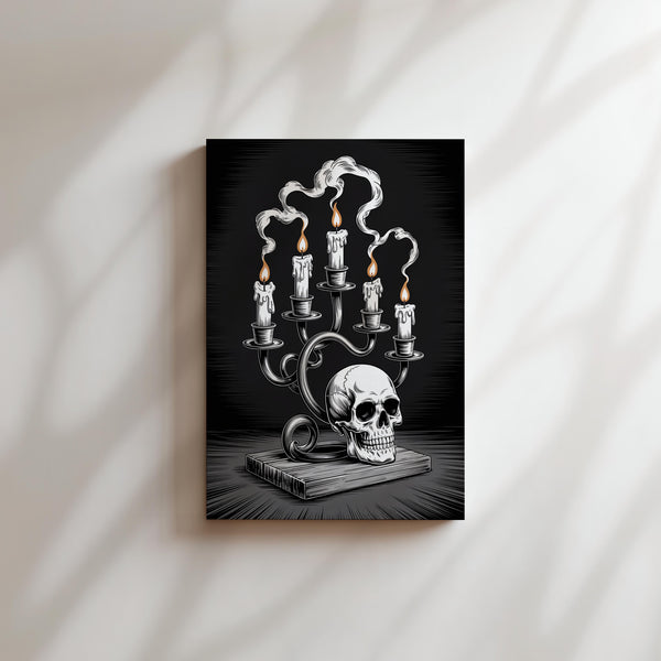 Skull Candelabra