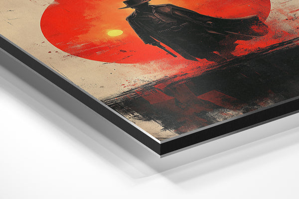 Lone Gunslinger Sunset