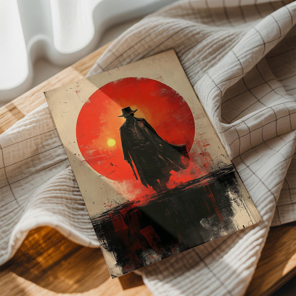 Lone Gunslinger Sunset