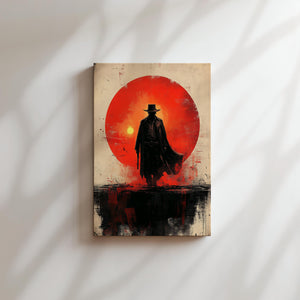 Lone Gunslinger Sunset