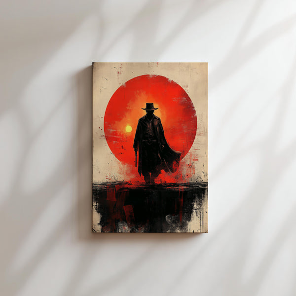 Lone Gunslinger Sunset