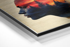 Forest Silhouette Sunset