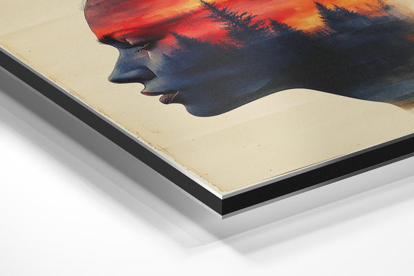 Forest Silhouette Sunset