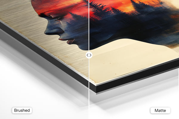 Forest Silhouette Sunset