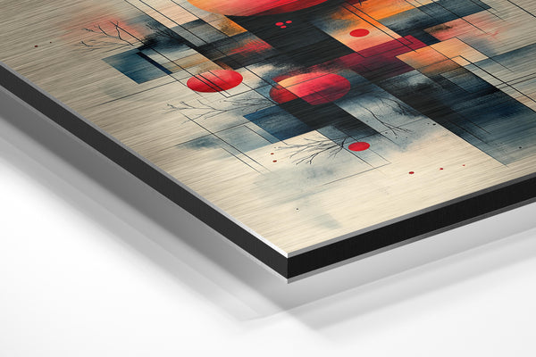 Geometric Celestial Sunset