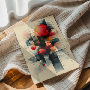 Geometric Celestial Sunset