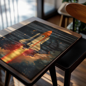 Retro Spaceship Launch