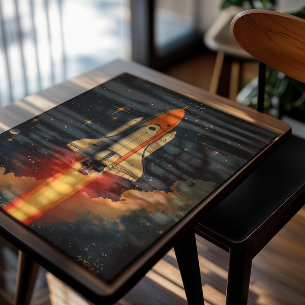 Retro Spaceship Launch