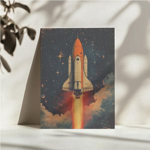 Retro Spaceship Launch