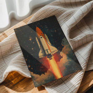 Retro Spaceship Launch